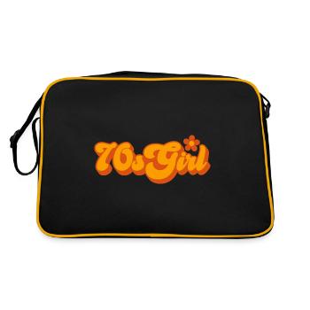 70s Fille 70s Fille Hippie - Sac Retro - noir/or - Dos