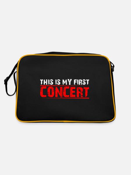 This is My First Concert 38 - Retro Bag - black/gold - Back