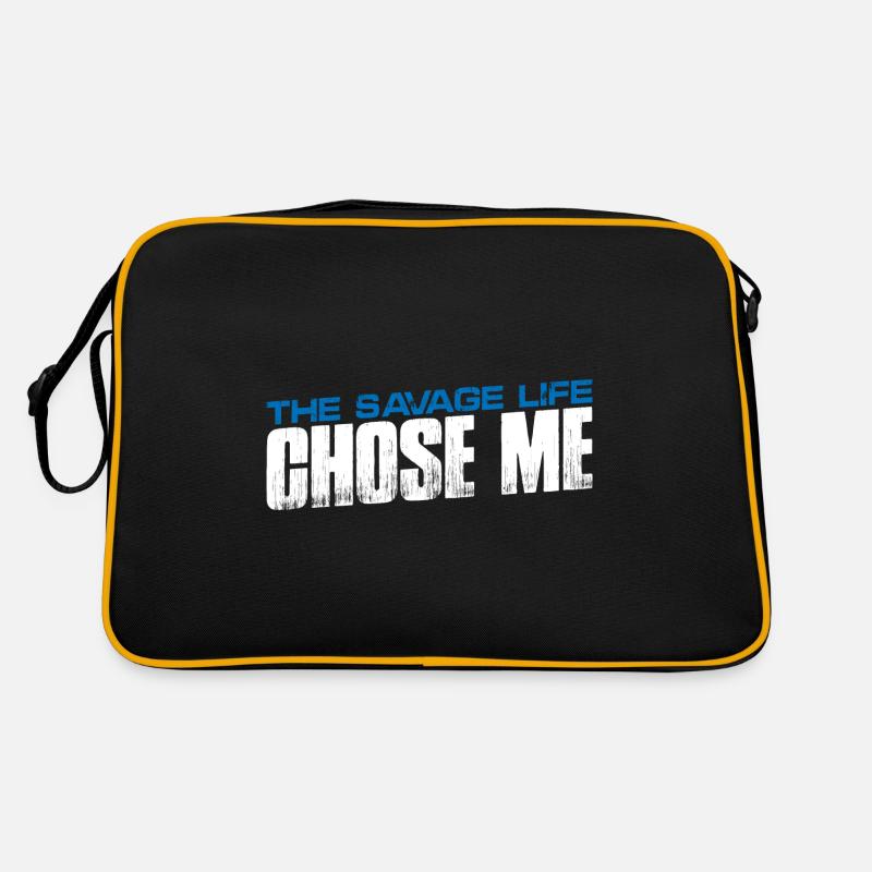 The Savage Life Chose Me 14 Retro Tasche