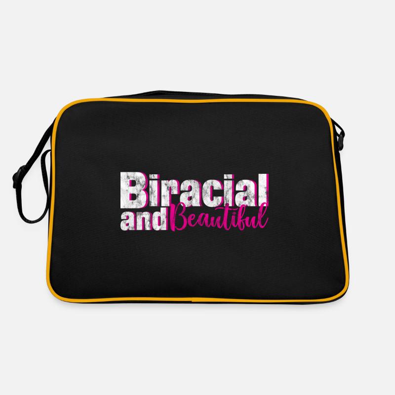 Biracial And Beautiful 3 Retro Bag