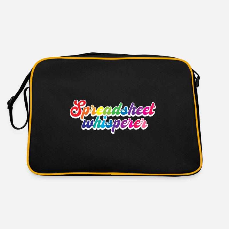 Chuchoteur de feuille de calcul Sac Retro