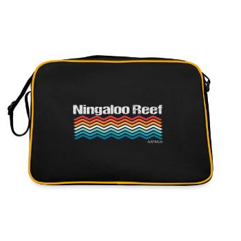 Ningaloo Reef - Australia - Retro Bag - black/gold - Back
