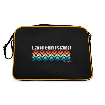 Île Lancelin - Sac Retro - noir/or - Dos