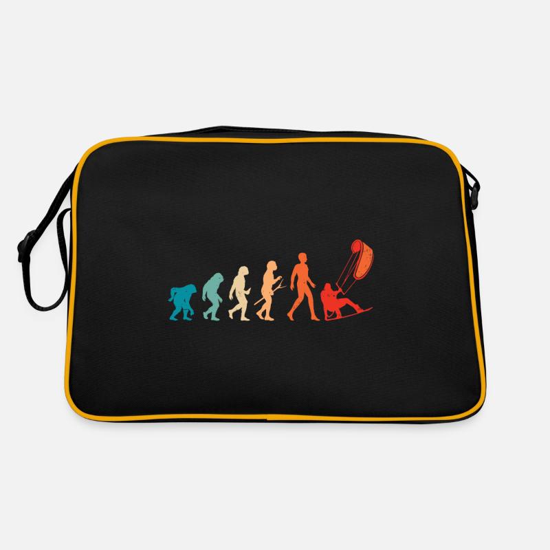 Kitesurf Evolution Kiteboarder Kitesurfer Sac Retro