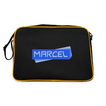 MARCEL Marcel - Sac Retro - noir/or - Dos