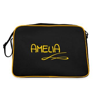 Amelia - Sac Retro - noir/or - Dos
