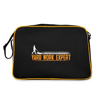 Yard Work Expert 23 - Retro Bag - black/gold - Back