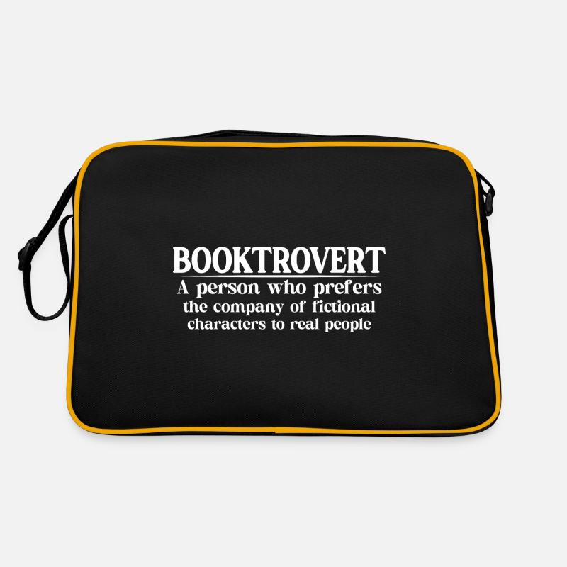 Booktrovert Definition Description 9 Retro Tasche