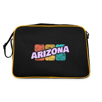 Cadeau pour l’Arizona - Sac Retro - noir/or - Dos