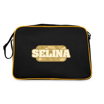 Selina - Retro Bag - black/gold - Back
