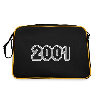 2001 - Sac Retro - noir/or - Dos