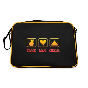 Cirque Peace Love - Sac Retro - noir/or - Dos