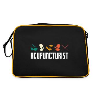 Acupuncture Acupuncture Acupuncture Aiguilles - Sac Retro - noir/or - Dos