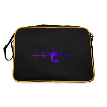 Volley-ball de plage volley-ball masculin - Sac Retro - noir/or - Dos