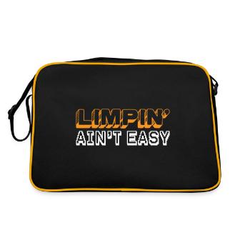 Limpin' Ain't Easy 19 - Retro Bag - black/gold - Back