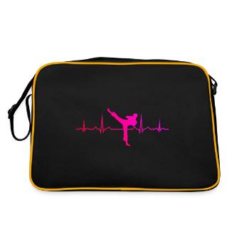 Kickboxing Women Boxing Kickboxer Kickboxing - Retro Bag - black/gold - Back