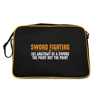 Combat à l’épée 101 Anatomie d’une épée 8 - Sac Retro - noir/or - Dos