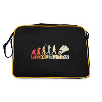 Motorcycle Evolution Vintage Superbike Biker - Retro Bag - black/gold - Back
