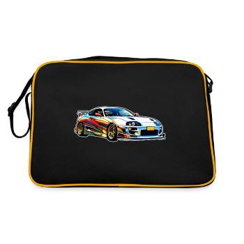 Jdm / Tuning / Turbocharger / Rims / Chiptuning - Retro Bag - black/gold - Back