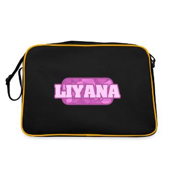 Health Liyana - Retro Bag - black/gold - Back