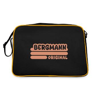 Cadeau pour Miner - Sac Retro - noir/or - Dos