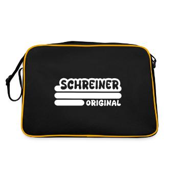 Profession : Charpentier - Sac Retro - noir/or - Dos