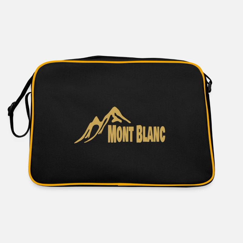 Bergmassiv Mont Blanc Retro Tasche