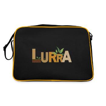 Baskisch-Luxusland - Retro Tasche - Schwarz/Gold - Hinten