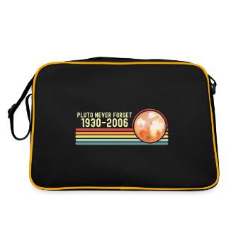 Pluto Planet - Retro Bag - black/gold - Back