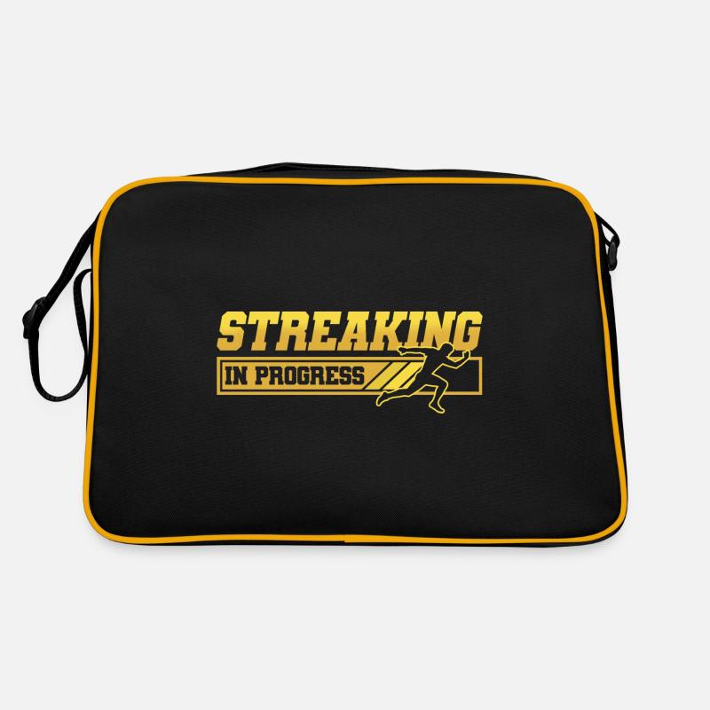 Motivation Streak Running Runner Marathon Retro Bag