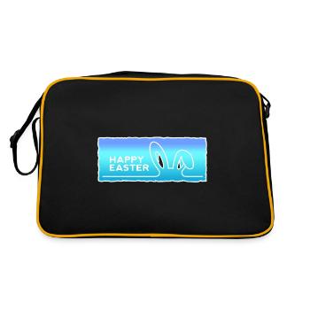 Happy Easter with Easter - Retro Bag - black/gold - Back