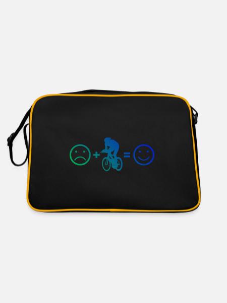 Road Bike Road Cyclist Road Bike - Retro Bag - black/gold - Back