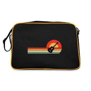 Guitariste acoustique Musicien Musicien Guitariste - Sac Retro - noir/or - Dos