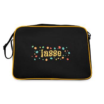 Laisser des objets blob - Sac Retro - noir/or - Dos