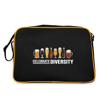 Bière Beer Garden Toast Bières « Diversité » - Sac Retro - noir/or - Dos