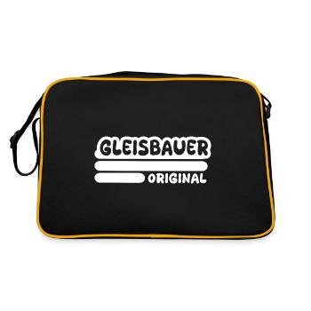 Track Builder as a Profession - Retro Bag - black/gold - Back