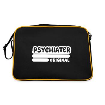Cadeau pour psychiatre - Sac Retro - noir/or - Dos