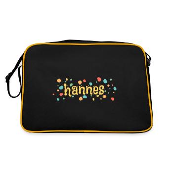 Taches de couleur hannes - Sac Retro - noir/or - Dos