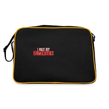 Je n’ai frappé que des homeruns 2 - Sac Retro - noir/or - Dos