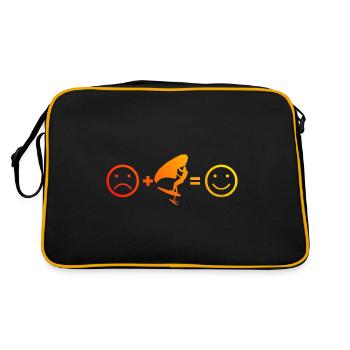 Hommes wingsurf wingsurf femmes wingfoil - Sac Retro - noir/or - Dos