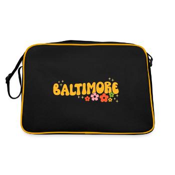 Baltimore - Retro Bag - black/gold - Back