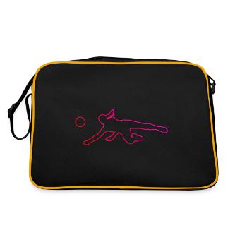 Volleyeurs Volley-ball Volley-ball Volley-ball - Sac Retro - noir/or - Dos