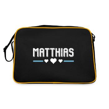 Matthias - Sac Retro - noir/or - Dos