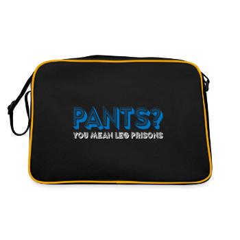 Pants You Mean Leg Prisons 25 - Retro Bag - black/gold - Back