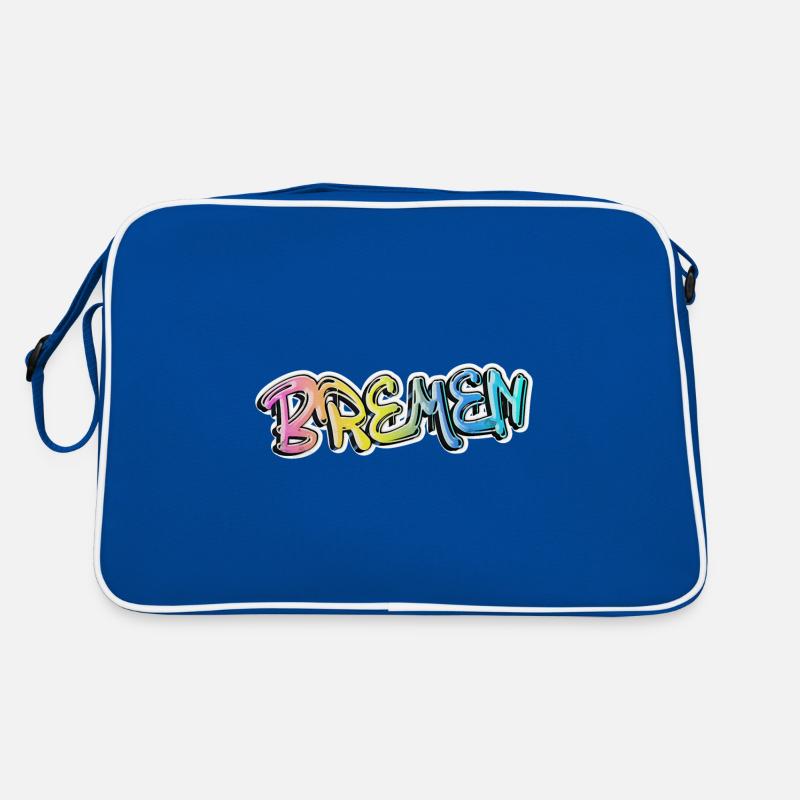 Bremen Germany City Graffiti Spray Sprayer Retro Bag