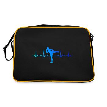Thai Boxer Thaiboxing Thaibox Thai Boxing Women - Retro Bag - black/gold - Back