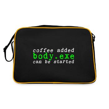 Café ajouté corps.exe peut être démarré 2 - Sac Retro - noir/or - Dos
