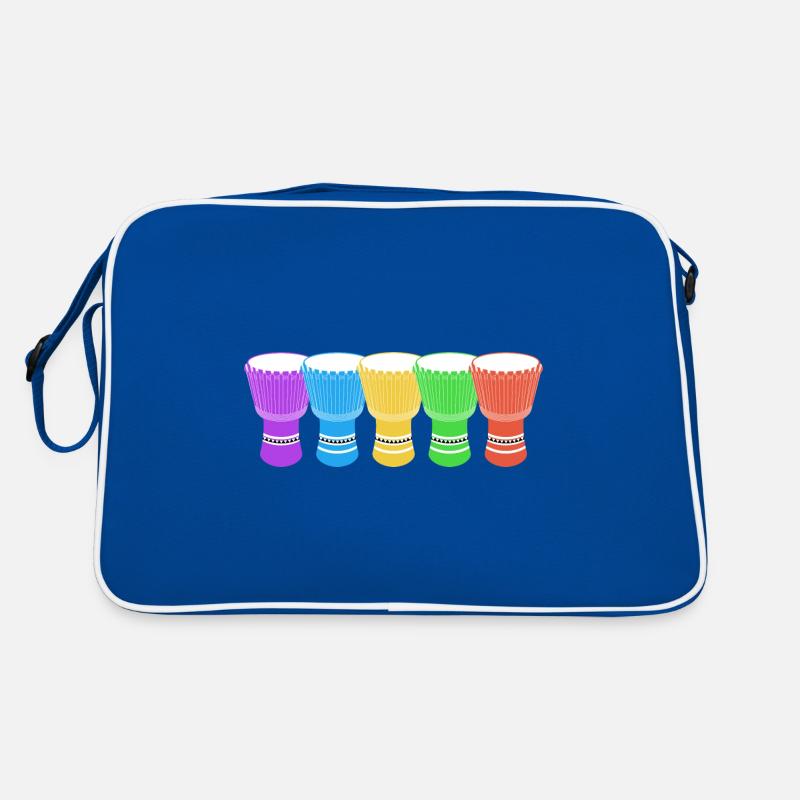 Djembé Player Drummer Music Drum Musicien Sac Retro