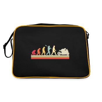 Moto Evolution Vintage Superbike Biker - Sac Retro - noir/or - Dos