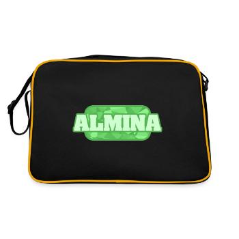 Almina comme santé - Sac Retro - noir/or - Dos